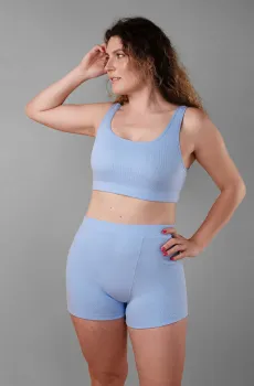 Женские голубые шорты Голубой XL brabrabra HOM2214067