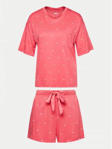 DKNY Піжама YI80010 Рожевий Regular Fit DKNY Піжама YI80010 Рожевий Regular Fit