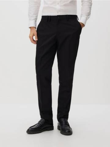 Reserved - Костюмні штани slim fit - чорний - 8509H-99X
