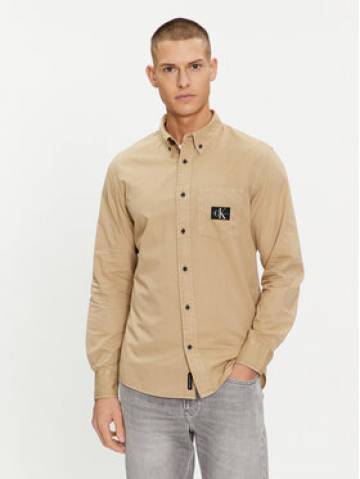Calvin Klein Jeans Сорочка J30J325772 Бежевий Regular Fit Calvin Klein Jeans Сорочка J30J325772 Бежевий Regular Fit