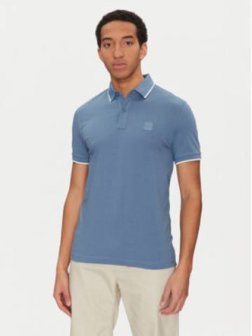 BOSS Поло Passertip 50507699 Голубий Slim Fit BOSS Поло Passertip 50507699 Голубий Slim Fit
