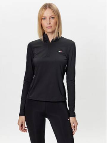 Tommy Hilfiger Блузка Half Zip Ls S10S101664 Чорний Slim Fit Tommy Hilfiger Блузка Half Zip Ls S10S101664 Чорний Slim Fit