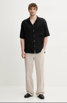 Рубашка с примесью шёлка BARENA VENEZIA Camicia Mola