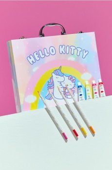 Набір для творчості у валізці Hello Kitty 54 pack - різнобарвний