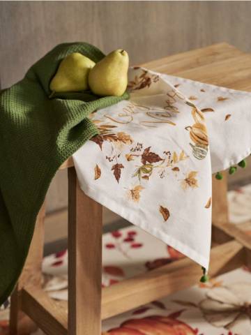 Серветки кухонні, 2 шт. - кремовий