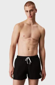 Мужские черные плавательные шорты Черный XL Calvin Klein KM0KM01099