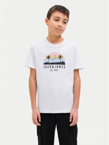 Jack&Jones Junior Футболка Palm 12269922 Білий Regular Fit Jack&Jones Junior Футболка Palm 12269922 Білий Regular Fit