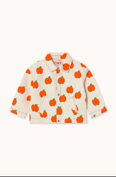 Детская хлопковая куртка Tinycottons APPLES JACKET