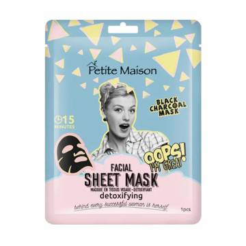 Тканевая маска для лица Petite Maison Facial Sheet Mask Детоксицирующая, 25 мл Тканевая маска для лица Petite Maison Facial Sheet Mask Детоксицирующая, 25 мл