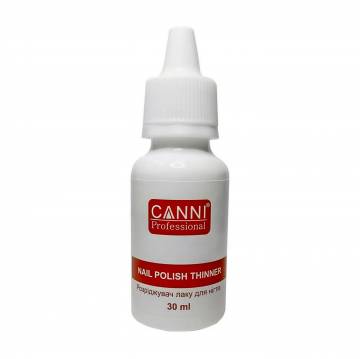 Разбавитель для лака Canni Nail Polish Thinner, 30 мл Разбавитель для лака Canni Nail Polish Thinner, 30 мл