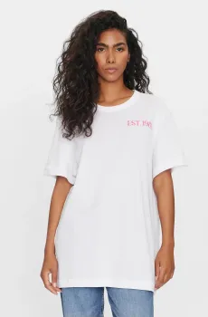 Женская белая футболка Белый S Guess W4GI19.JA914;G011