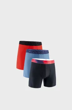 Мужские боксеры (3 шт) M UA Perf Tech Nov 6in Разноцветный XXL Under Armour 1383879-714