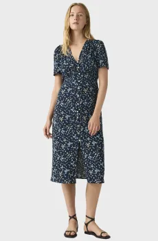 Женское темно-синее платье с узором Синий M Levi’s® 005IA;0000