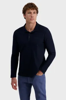 Мужское темно-синее поло Синий M Pierre Cardin PC.-C5 30874.3079