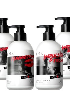 Набор LEIA Set 10 (шампунь для волос, 300 мл + кондиционер для волос, 300 мл + гель для душа, 300 мл + лосьон для тела, 300 мл)