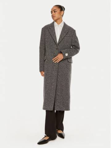 Calvin Klein Вовняне пальто Herringbone Single K20K207710 Сірий Regular Fit Calvin Klein Вовняне пальто Herringbone Single K20K207710 Сірий Regular Fit