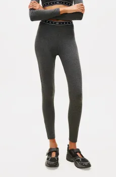 Женские серые леггинсы BRANDED TAPE Серый M Tommy Jeans DW0DW22554