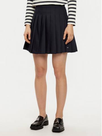 Tommy Hilfiger Спідниця в складку WW0WW43626 Cиній Regular Fit