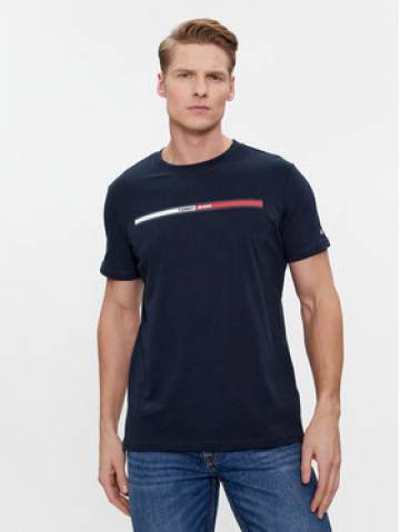 Tommy Jeans Футболка Essential Flag DM0DM13509 Cиній Regular Fit Tommy Jeans Футболка Essential Flag DM0DM13509 Cиній Regular Fit