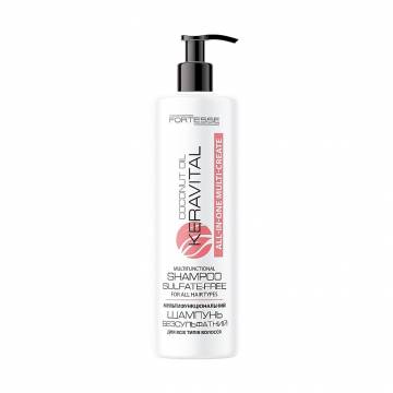 Мультифункциональный безсульфатный шампунь Fortesse KeraVital All-In-One Multi-Create Shampoo для всех типов волос, 400 мл Мультифункциональный безсульфатный шампунь Fortesse KeraVital All-In-One Multi-Create Shampoo для всех типов волос, 400 мл