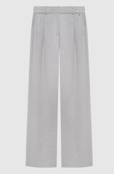 Серые меланжевые штаны