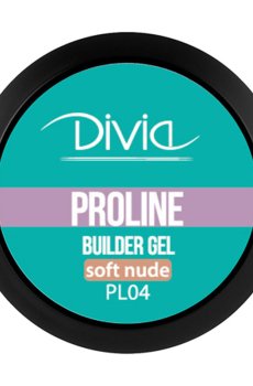 Гель для наращивания ногтей Divia ProLine Builder Gel PL04 Soft Nude, 5 г