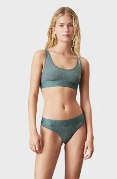 Женский синий бюстгальтер UNLINED BRALETTE Синий XS Calvin Klein 000QF7340E