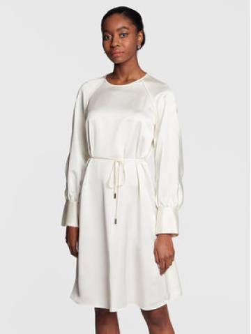 Boss Коктейльна сукня Desatina 50482494 Écru Regular Fit Boss Коктейльна сукня Desatina 50482494 Écru Regular Fit