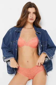 Женский розовый бюстгальтер с тонкой чашкой IDOLE Розовый 75B Etam 6540433