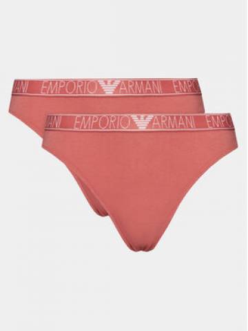 Emporio Armani Underwear Набір з 2 пар бразилійських трусів 164752 4R223 05373 Рожевий Emporio Armani Underwear Набір з 2 пар бразилійських трусів 164752 4R223 05373 Рожевий