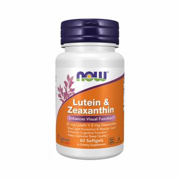 Лютеин и зеаксантин NOW Foods Lutein 25 мг и Zeaxanthin 5 мг, 60 гелевых капсул Лютеин и зеаксантин NOW Foods Lutein 25 мг и Zeaxanthin 5 мг, 60 гелевых капсул
