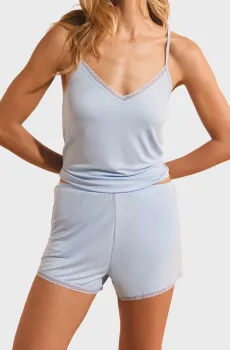 Женские голубые шорты VICKA Голубой M Etam 6560233