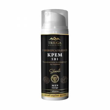 Мужской универсальный крем 5 в 1 Triuga Ayurveda Men Energy Увлажнение и комфорт 24 часа, 50 мл Мужской универсальный крем 5 в 1 Triuga Ayurveda Men Energy Увлажнение и комфорт 24 часа, 50 мл