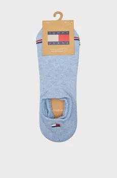 Голубые следы (2 пары) TH UNI TJ FOOTIE 2P ICONIC Голубой 39-42 Tommy Hilfiger 701228179