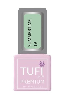 Уценка! Гель-лак для ногтей Tufi Profi Premium Summertime, 19 Ментоловый, 8 мл