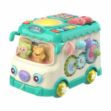 Детская развивающая игрушка-сортер Sobe Bear автобус, бирюзовый (YL1033-1/HJ093001031) Детская развивающая игрушка-сортер Sobe Bear автобус, бирюзовый (YL1033-1/HJ093001031)