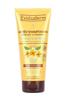 Кондиционер Evoluderm Detangling & Moisturising Conditioner Monoi A La Folie для нормальных и сухих волос, 200 мл