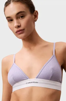 Женский сиреневый бюстгальтер UNLINED TRIANGLE Сиреневый L Calvin Klein LV00QF8248