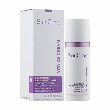 Крем для лица SkinClinic Vita-C6 Cream с витамином C 6%, 50 мл Крем для лица SkinClinic Vita-C6 Cream с витамином C 6%, 50 мл