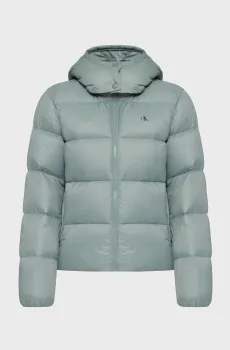 Женский мятный пуховик MW DOWN SHORT PUFFER Ментоловый XS Calvin Klein Jeans J20J223571