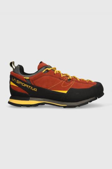 Ботинки LA Sportiva Boulder X мужские цвет красный слегка утеплённый Ботинки LA Sportiva Boulder X мужские цвет красный слегка утеплённый