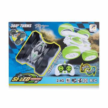 Трюковой автомобиль на радиоуправлении Qi Fan Toys двухсторонний перевертыш, черный (Q5 black/9900-175 black) Трюковой автомобиль на радиоуправлении Qi Fan Toys двухсторонний перевертыш, черный (Q5 black/9900-175 black)