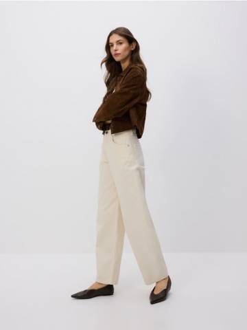 Reserved - Джинси barrel leg - кремовий - 627HF-01J