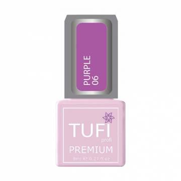 Гель-лак для ногтей Tufi profi Premium Purple 06 Лиловый, 8 мл Гель-лак для ногтей Tufi profi Premium Purple 06 Лиловый, 8 мл