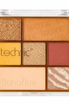 Палетка теней для век technic Pressed Pigment Eyeshadow Palette, Banofee, 10.5 г