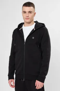 Мужское черное худи Черный XL BOSS 50520303;002