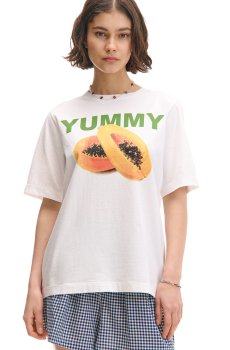 Cropp - Футболка з принтом - білий