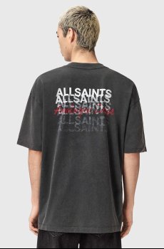 Хлопковая футболка AllSaints GRAPHENE