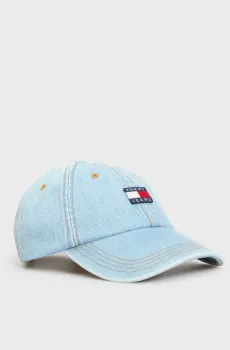 Женская голубая джинсовая кепка HERITAGE Голубой ONESIZE Tommy Jeans AW0AW17312