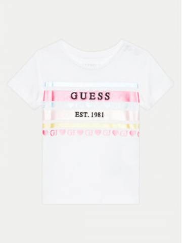 Guess Футболка A4YI03 K6YW4 Білий Regular Fit Guess Футболка A4YI03 K6YW4 Білий Regular Fit